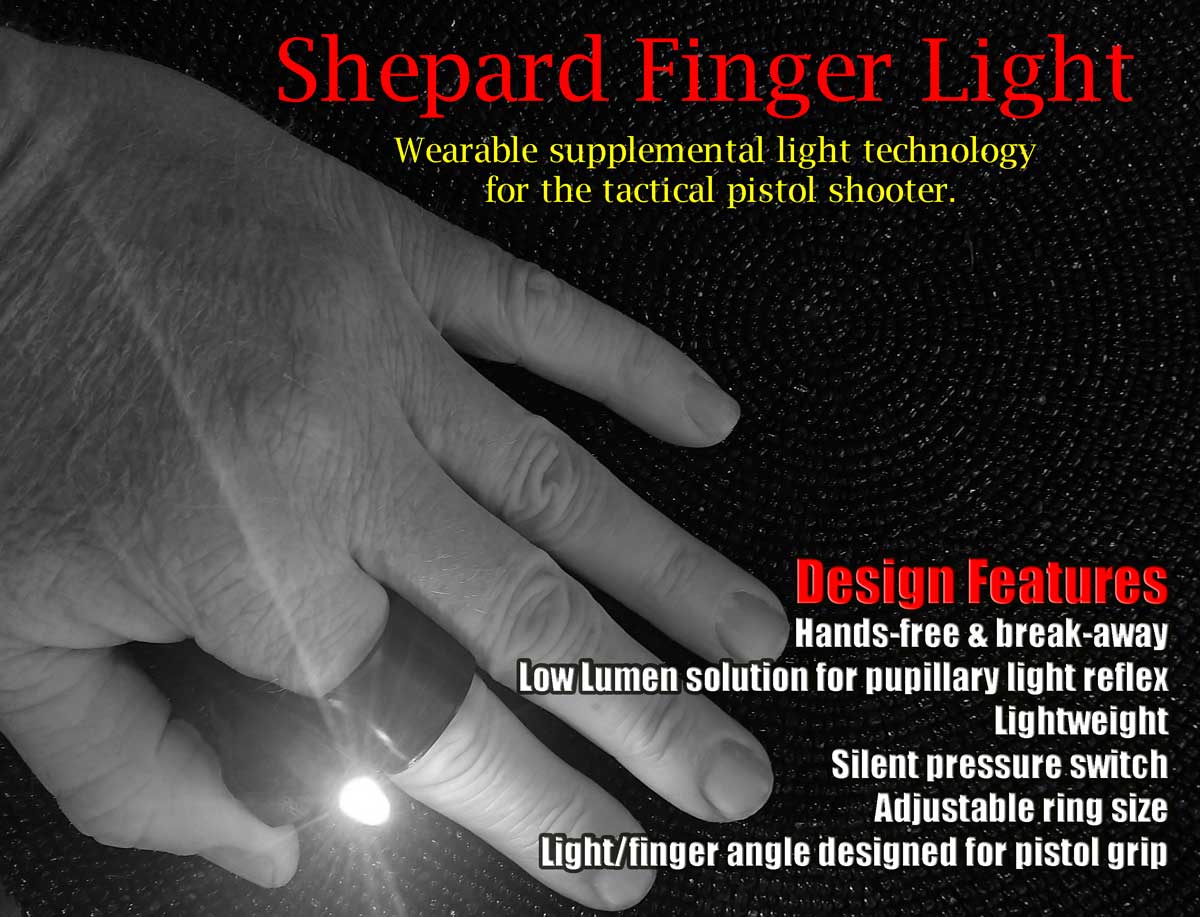 Tactical Finger Ring Search Light flashlight